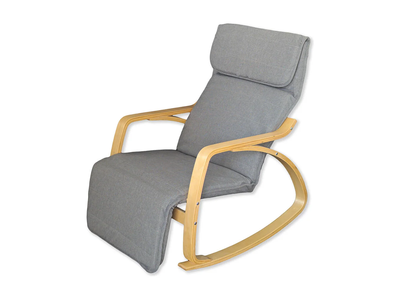 Fauteuil relax à bascule avec repose-pieds réglable mod. ZEN GREY par Yelloo
