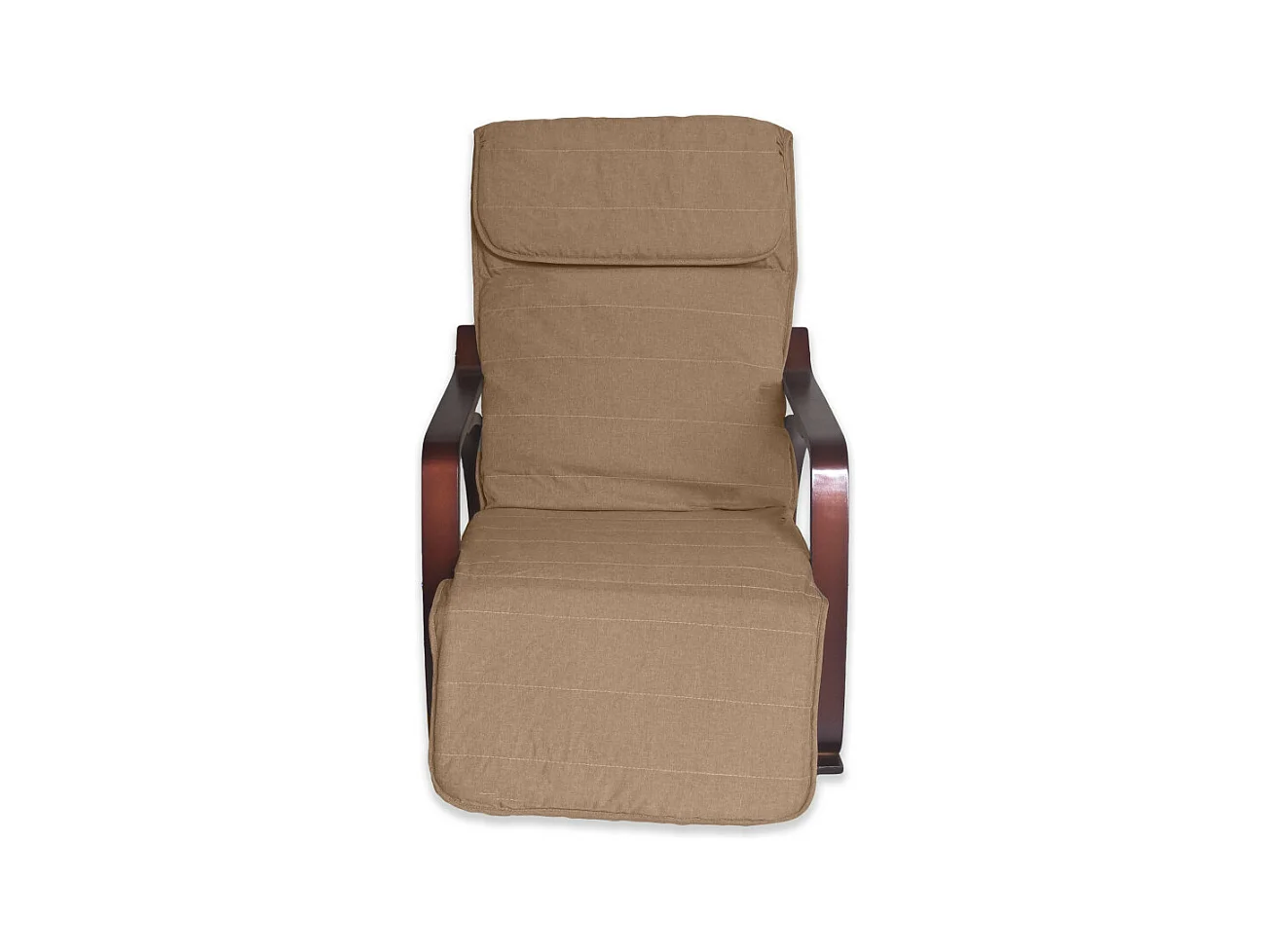 Fauteuil relax à bascule avec repose-pieds réglable mod. ZEN CAFÉ NOIX de Yelloo