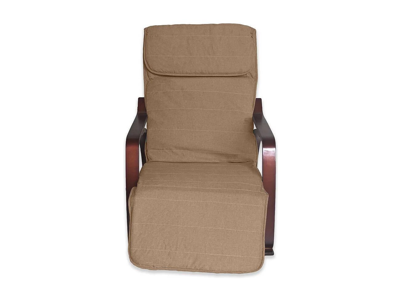 Fauteuil relax à bascule avec repose-pieds réglable mod. ZEN CAFÉ NOIX de Yelloo