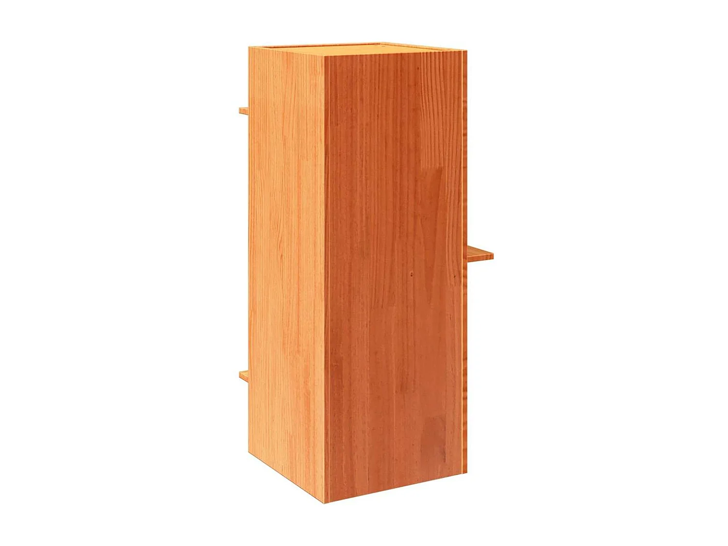 Cuccia per gatti in cera marrone 43x43x90 cm in legno di pino massello