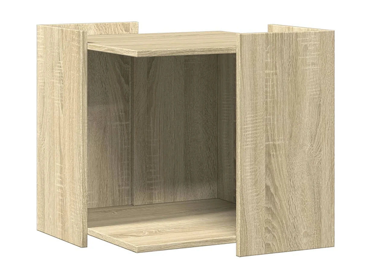 Kattenbakkast Sonoma Eiken Gemanipuleerd Hout