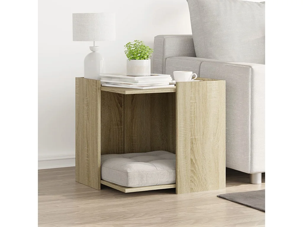 Kattenbakkast Sonoma Eiken Gemanipuleerd Hout