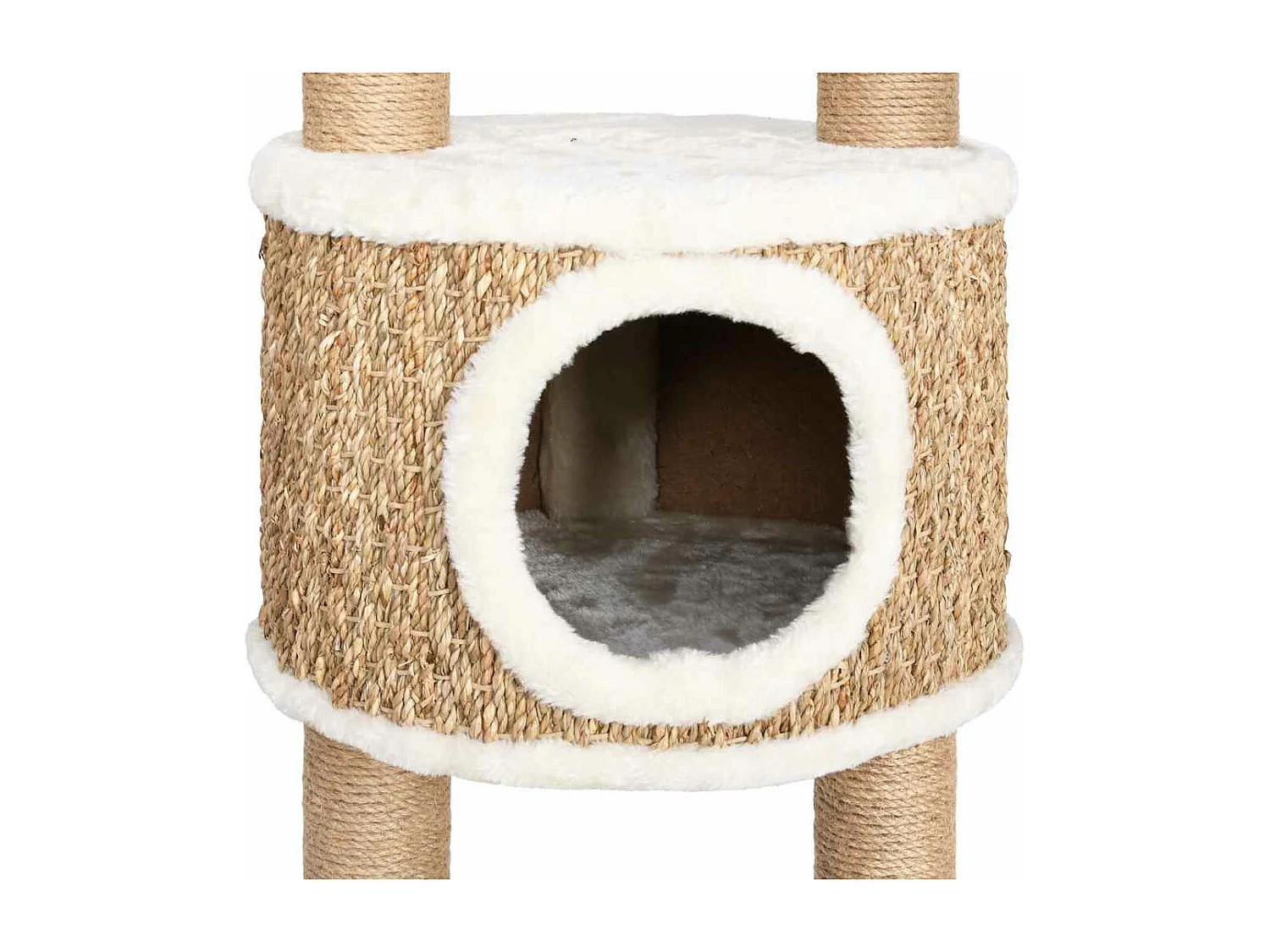 Árbol para gatos con rascadores 126 cm Seagrass