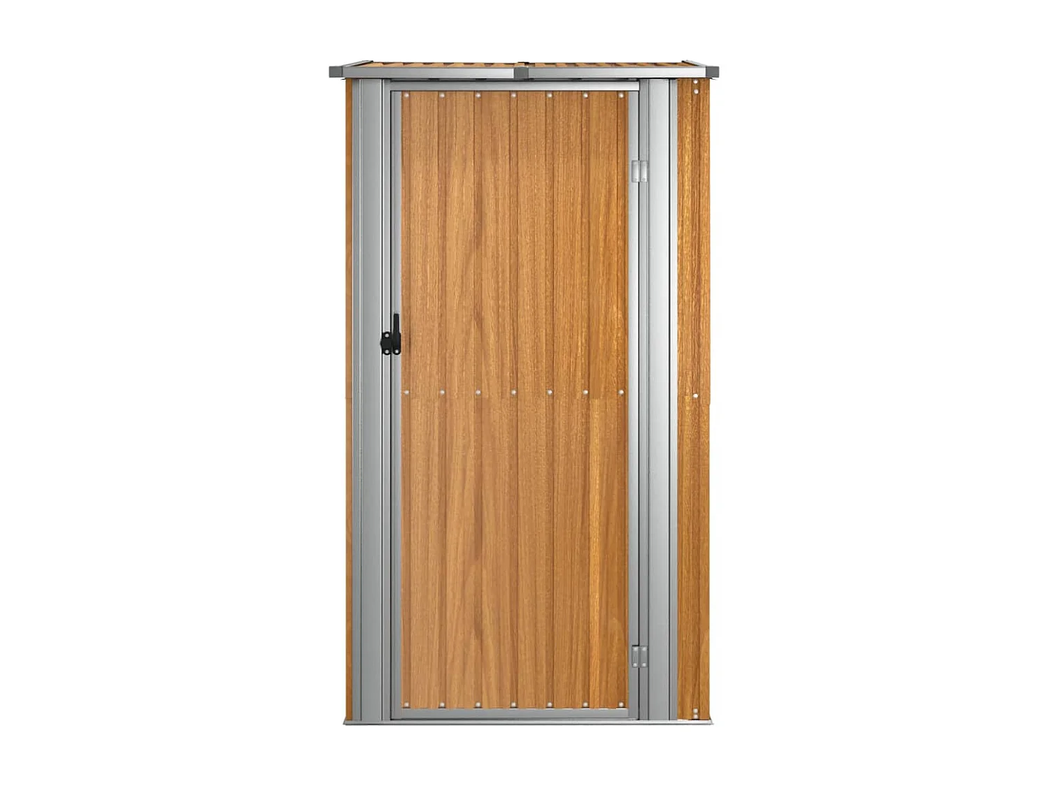 Tuinhuis Bruin 118,5x97x209,5 cm Gegalvaniseerd staal