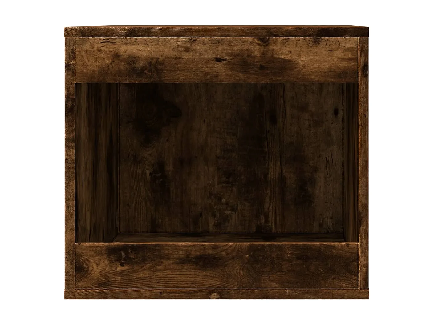 Mobiletto per lettiera per gatti in rovere affumicato, legno ingegnerizzato