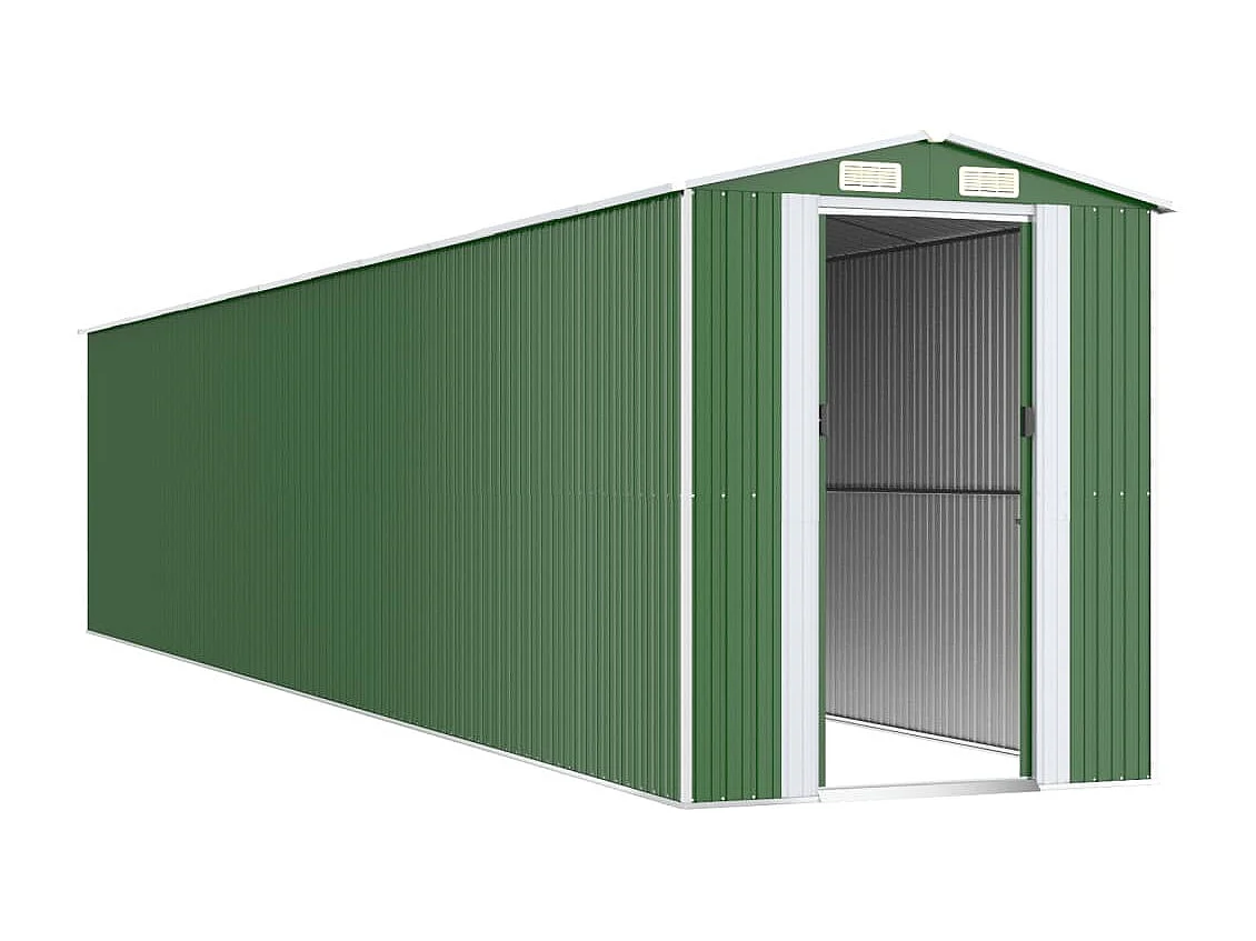 Abri de jardin Vert 192x1021x223 cm Acier galvanisé