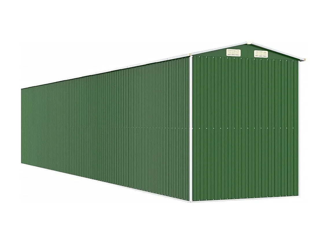 Abri de jardin Vert 192x1021x223 cm Acier galvanisé