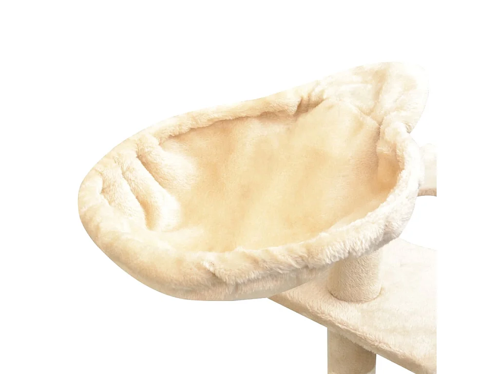 Arbre à chat avec griffoirs en sisal 150 cm Beige