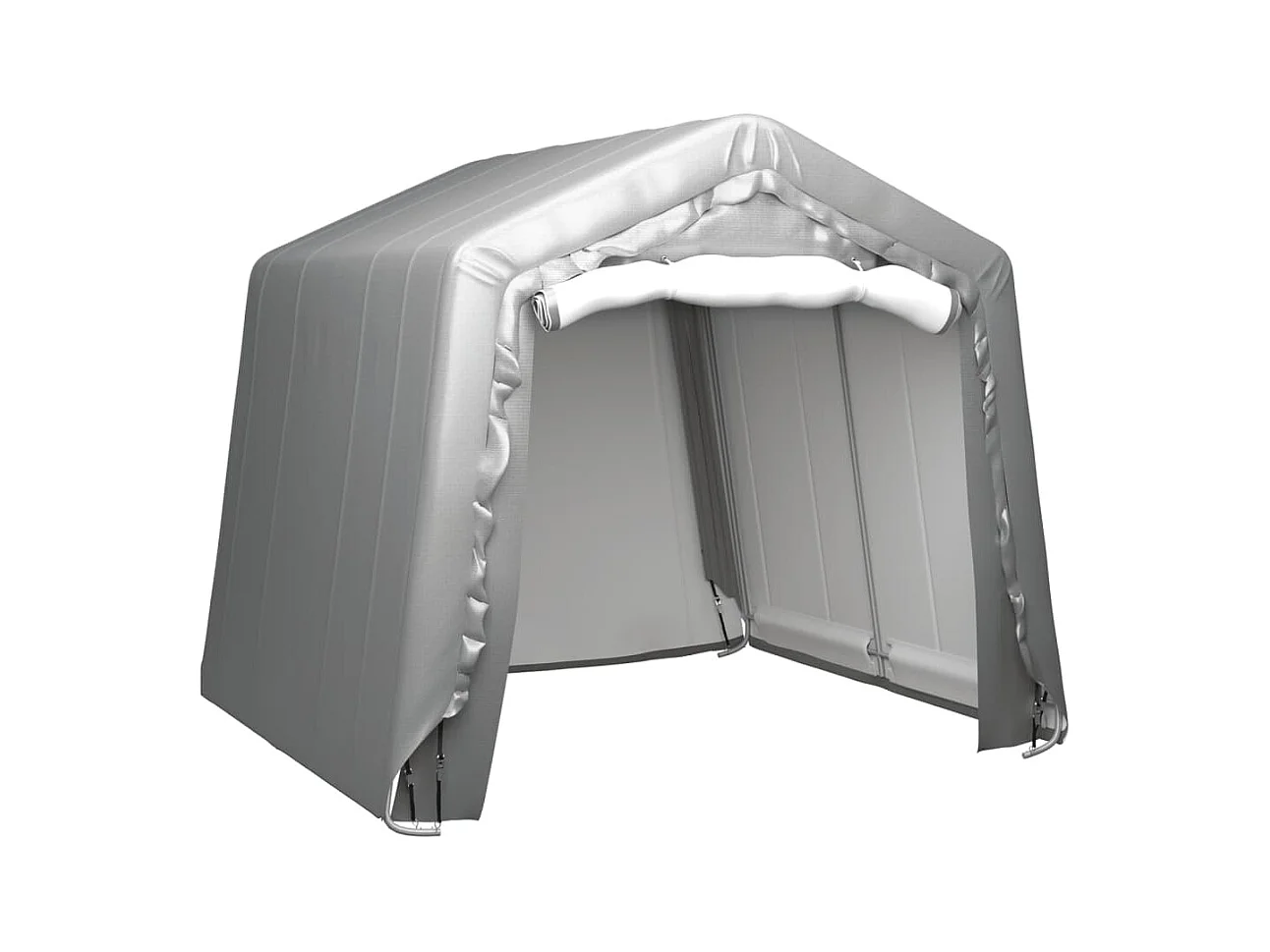 Tente de rangement 240x240 cm Acier Gris