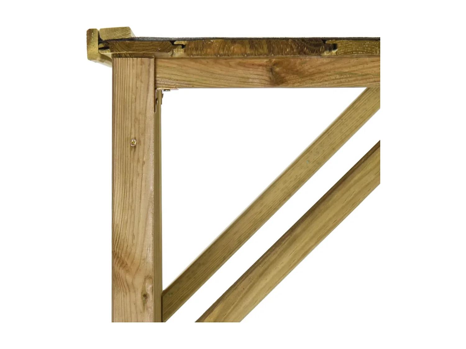 Abri d'outils de jardin Pin 253 x 80 x 170 cm