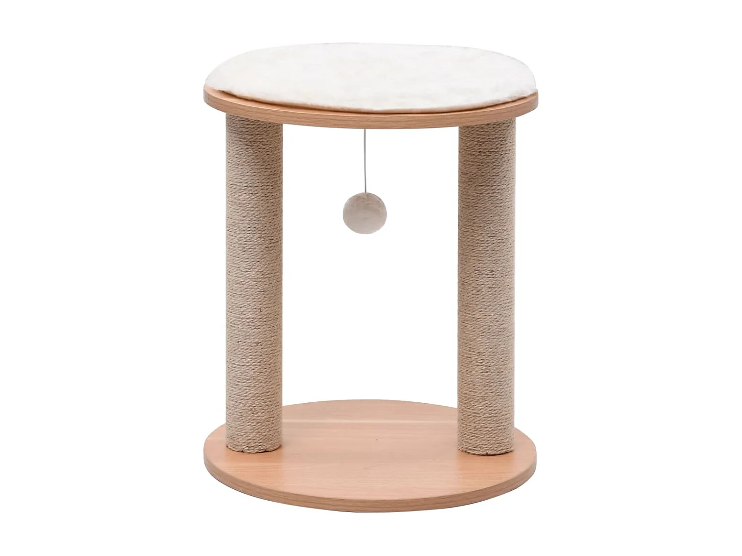 Kleiner Katzenbaum mit Kratzbäumen 44 cm