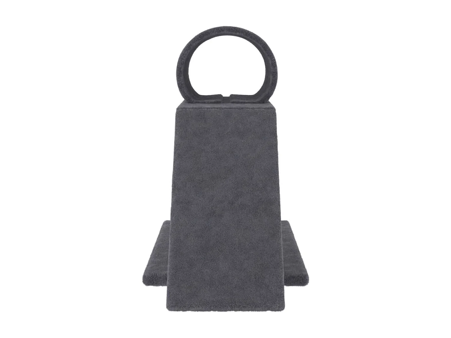 Kratzbaum mit Tunnel und Leiter dunkelgrau 55,5 cm