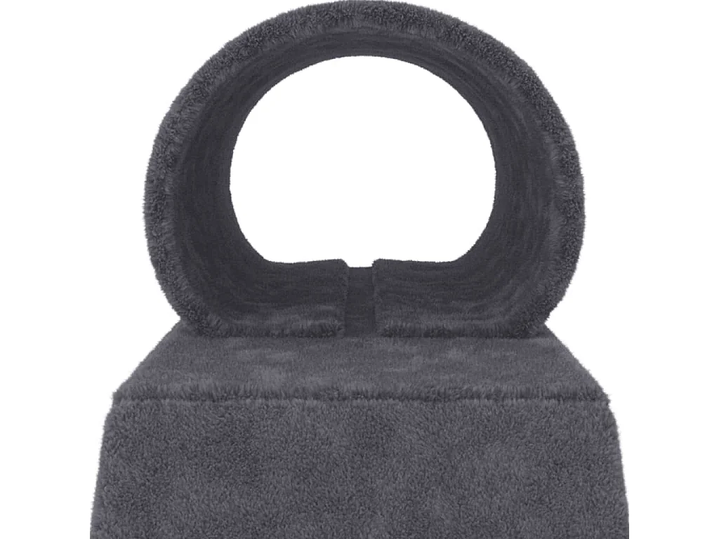 Kratzbaum mit Tunnel und Leiter dunkelgrau 55,5 cm