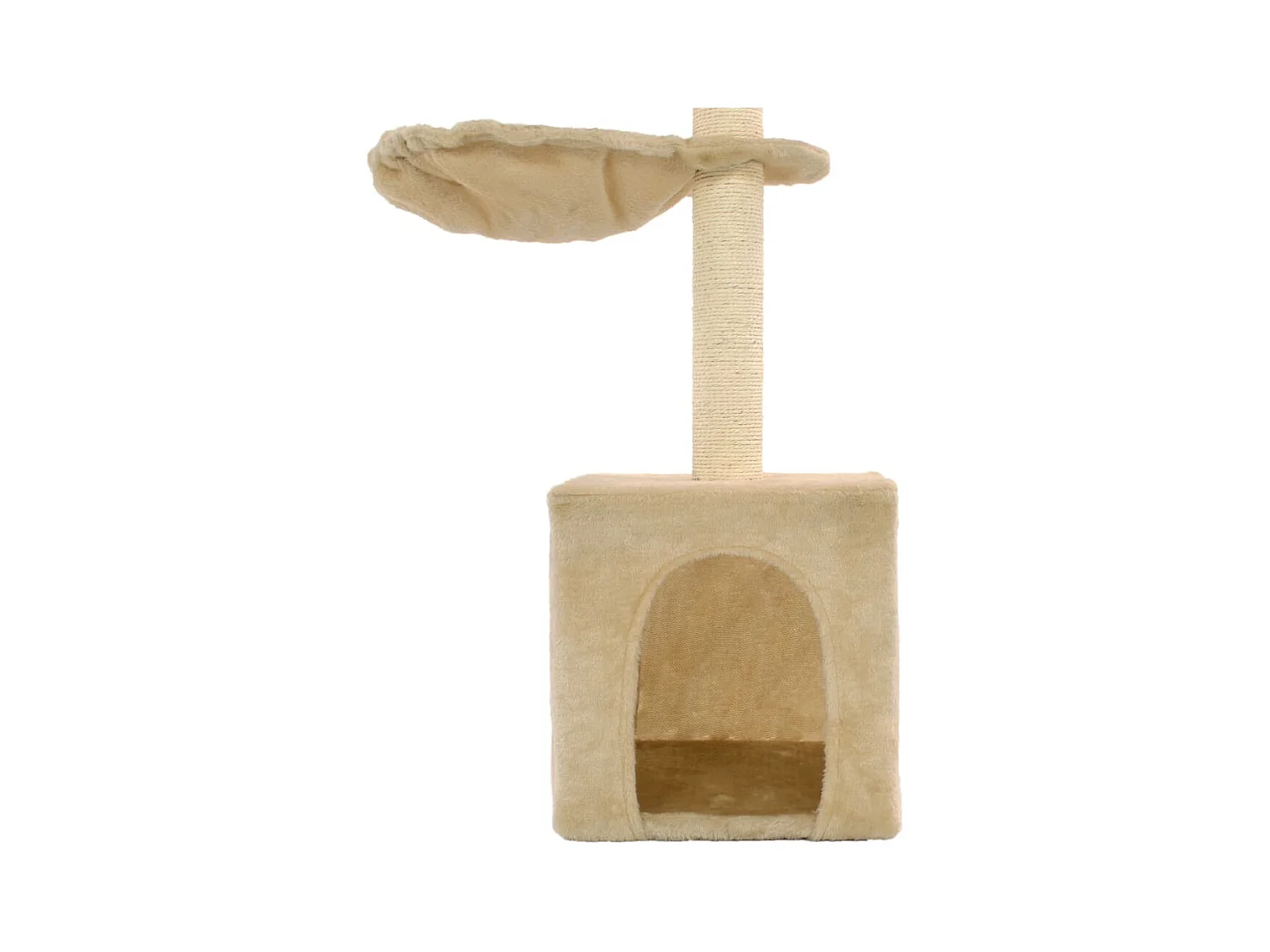 Arbre à chat avec griffoirs en sisal 105 cm Beige