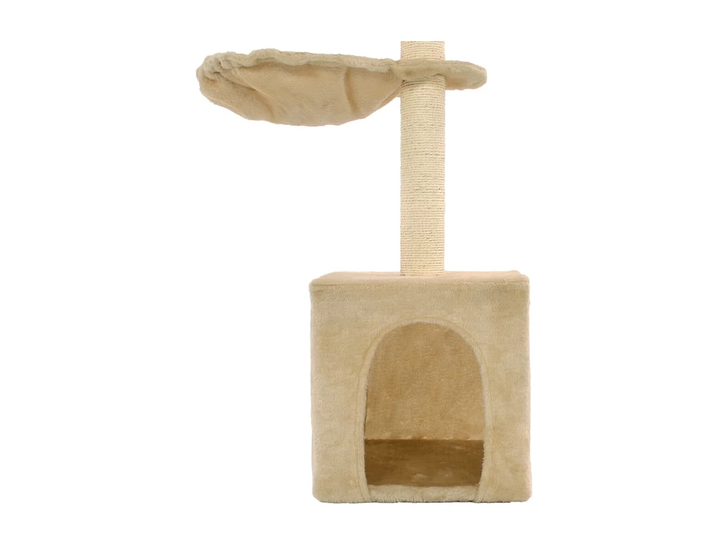 Arbre à chat avec griffoirs en sisal 105 cm Beige