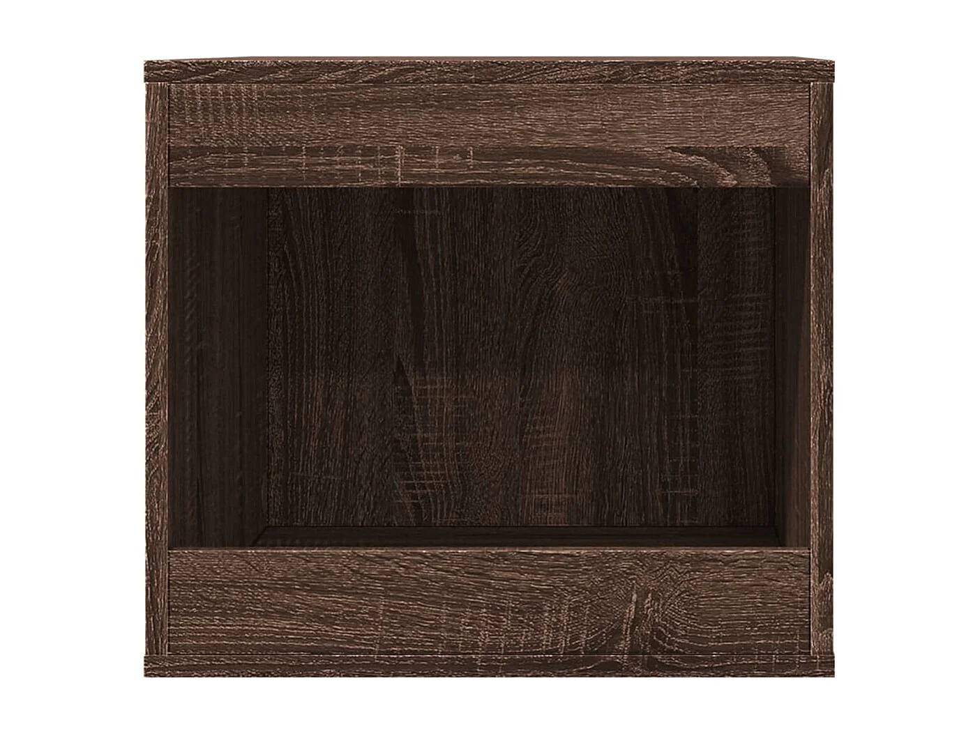 Meuble de bac à litière pour chat chêne marron bois ingénierie