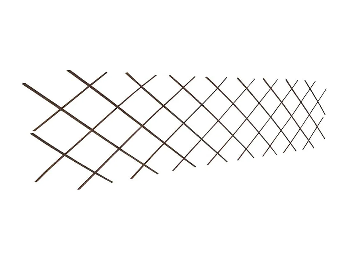 Cl?ture en treillis de saule 5 pcs 180x60 cm