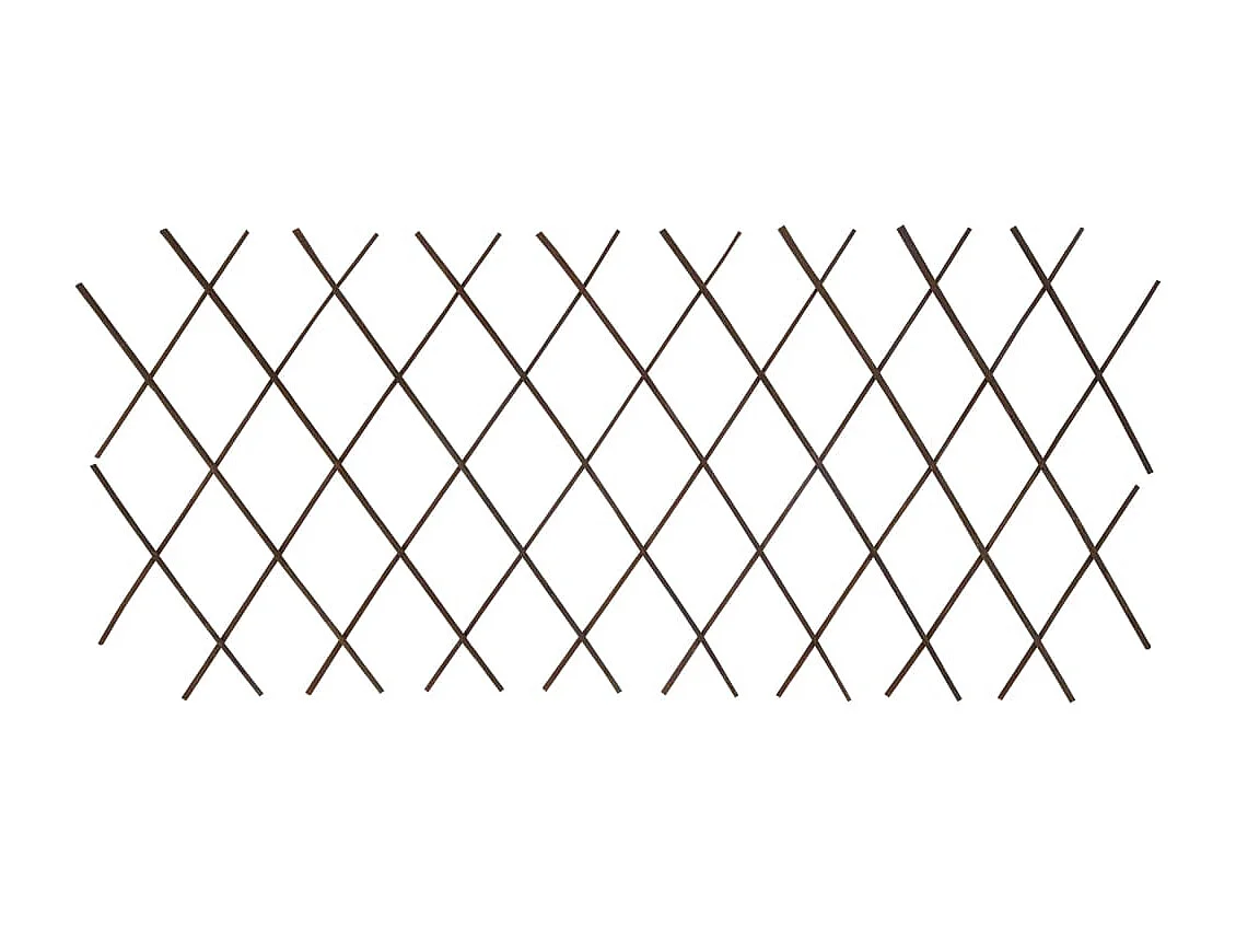 Cl?ture en treillis de saule 5 pcs 180x60 cm