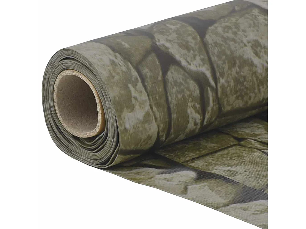 Mampara de privacidad para balcón efecto piedra 300x120 cm PVC