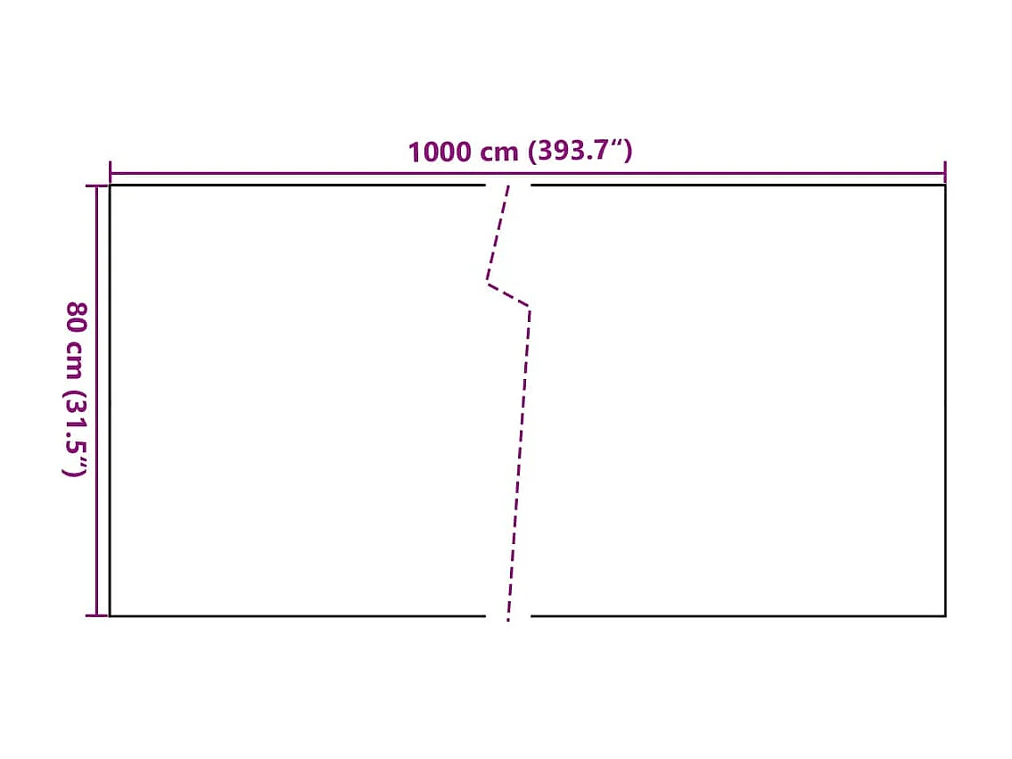 Paravent de balcon brun et noir 1000x80 cm résine tressée