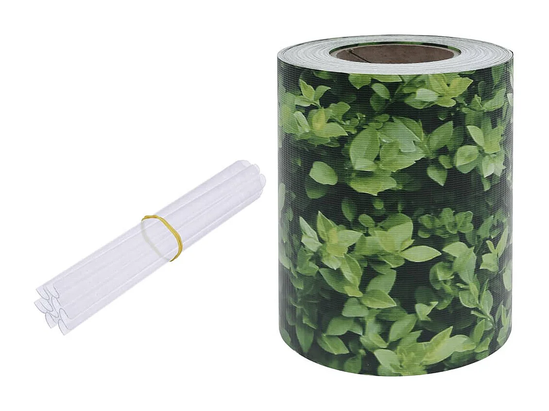 Frangivista da giardino in PVC 70x0,19 m Verde