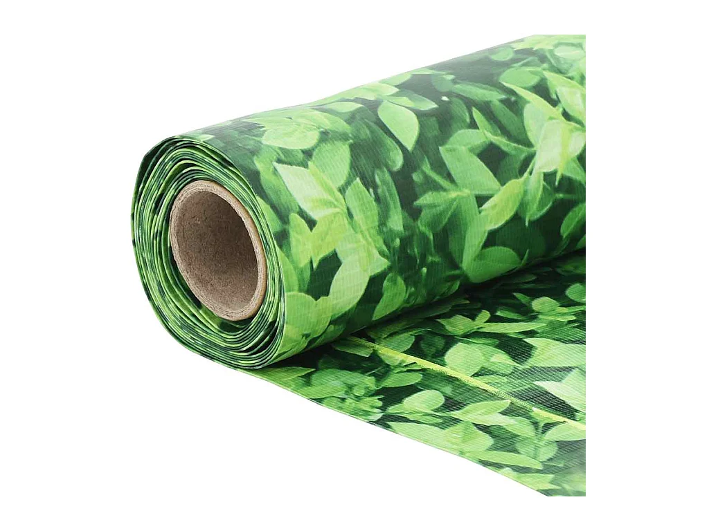 Balkonsichtschutz grün Pflanzenoptik 600x90 cm PVC