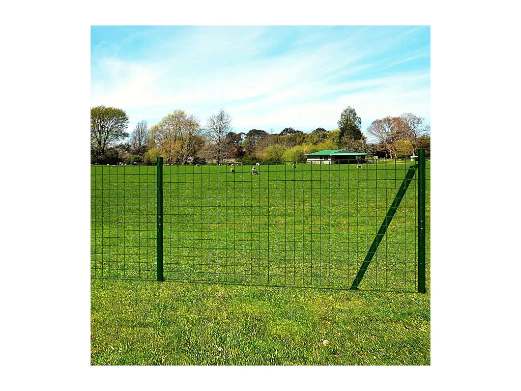 Cl?ture Euro Acier 25 x 1,7 m Vert