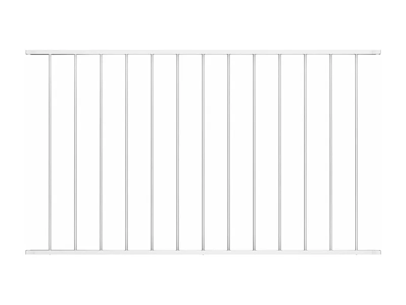 Painel de vedação Aço com revestimento em pó 1,7x0,75 m Branco