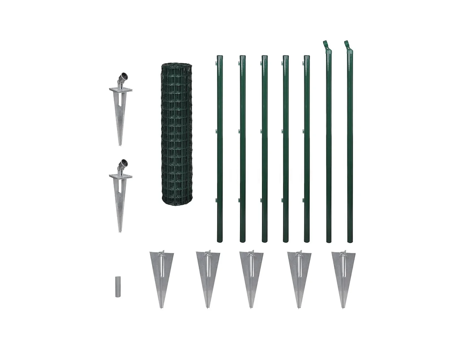 Cl?ture euro Acier 10x1,2 m Vert