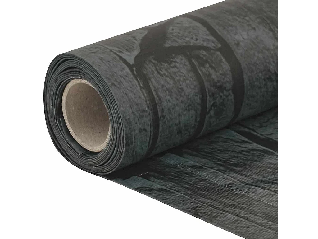 écran d'intimité de balcon aspect pierre de rebord gris PVC