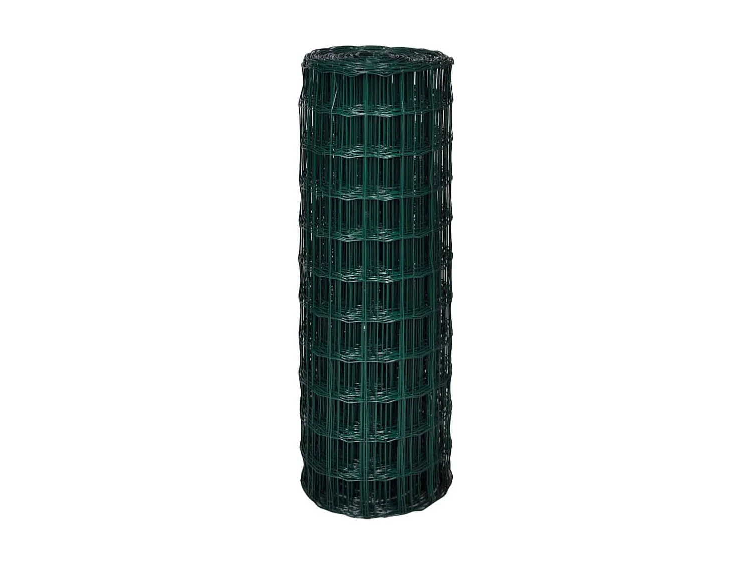 Valla de acero europea 25 x 1,7 m verde