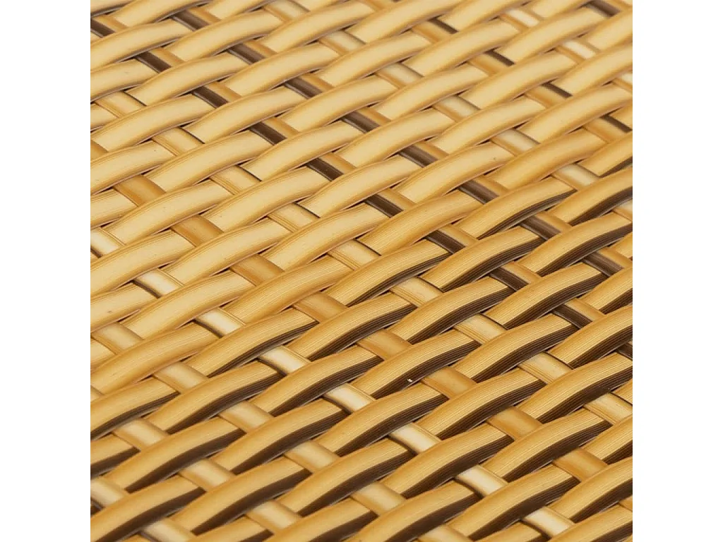 Tela de sacada marrom claro 1000x90 cm resina trançada