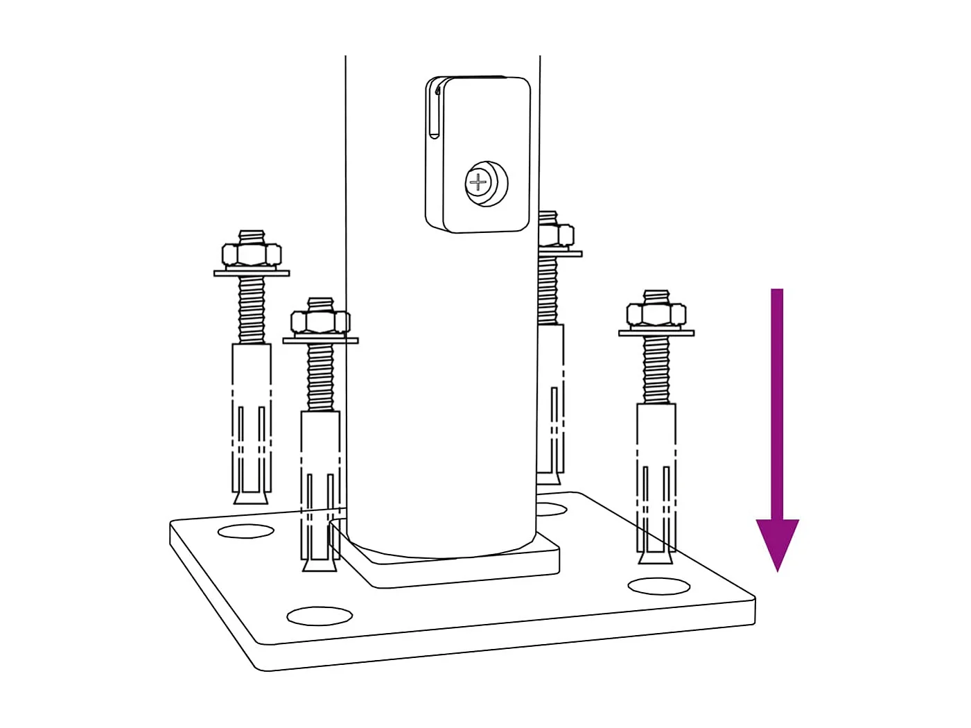 Maschendrahtzaun mit anthrazitfarbenem Rand 2,2x10 m