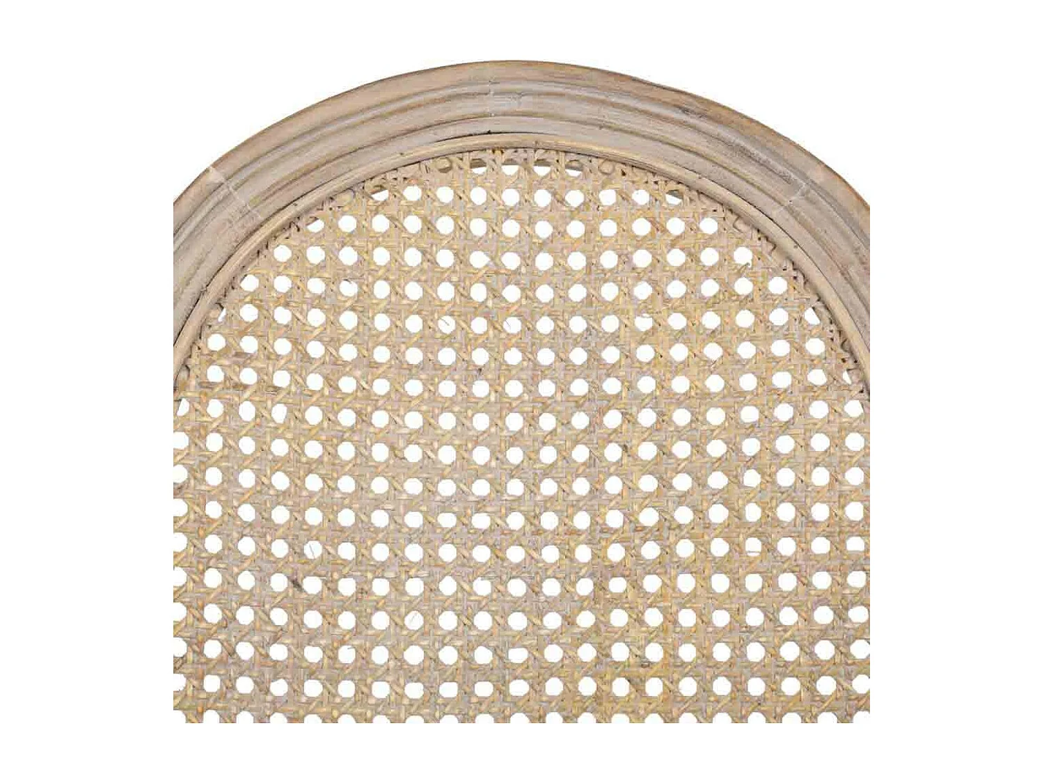 Sedia in legno imbottita e rete beige 48x46x48/96