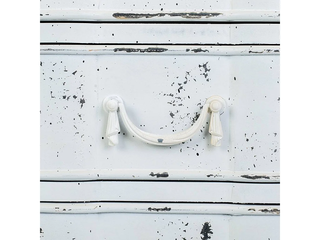 Semainier en bois blanc 50x40x98