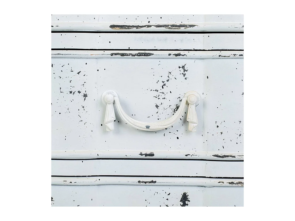 Semainier en bois blanc 50x40x98