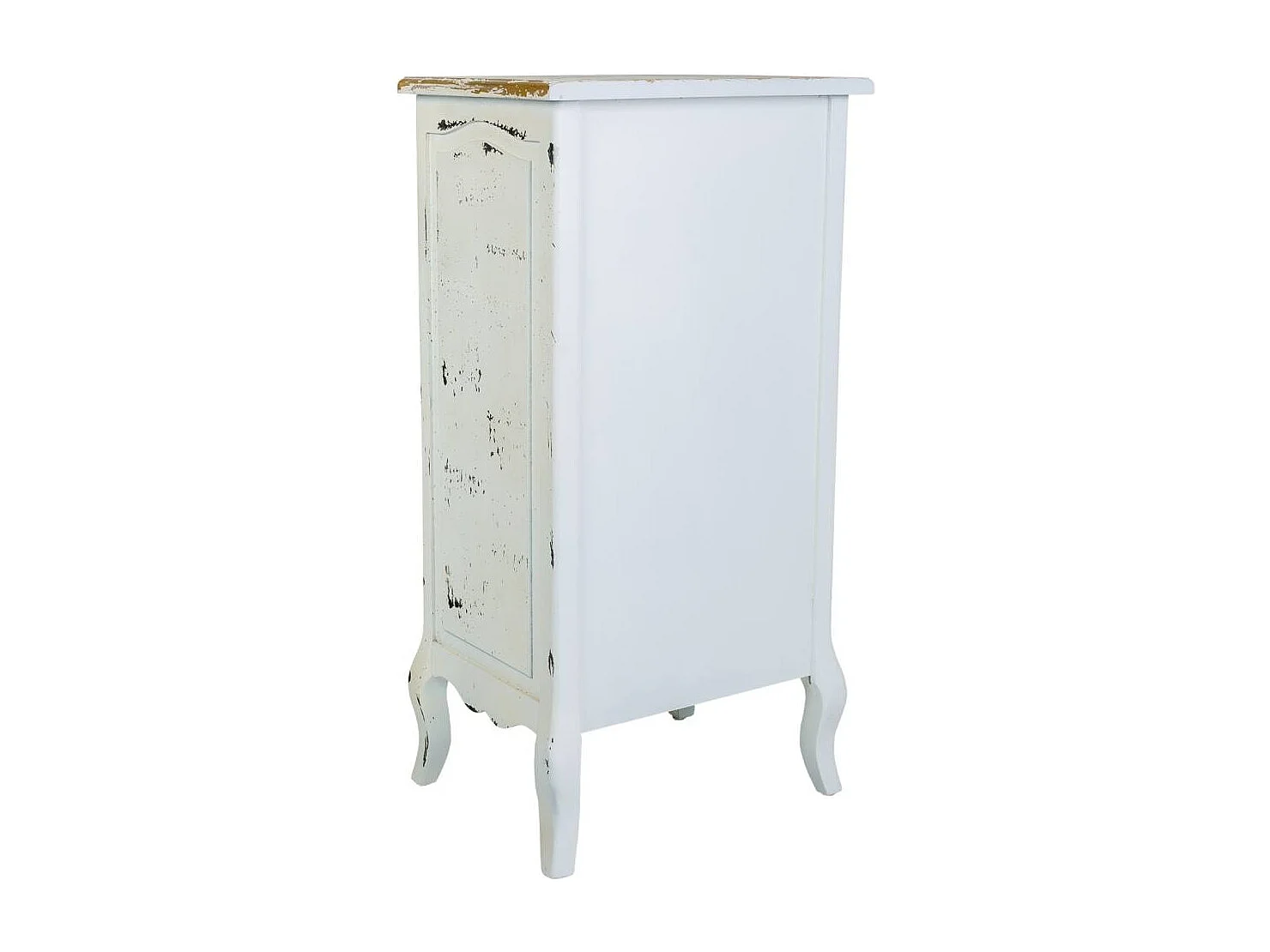 Semainier en bois blanc 50x40x98