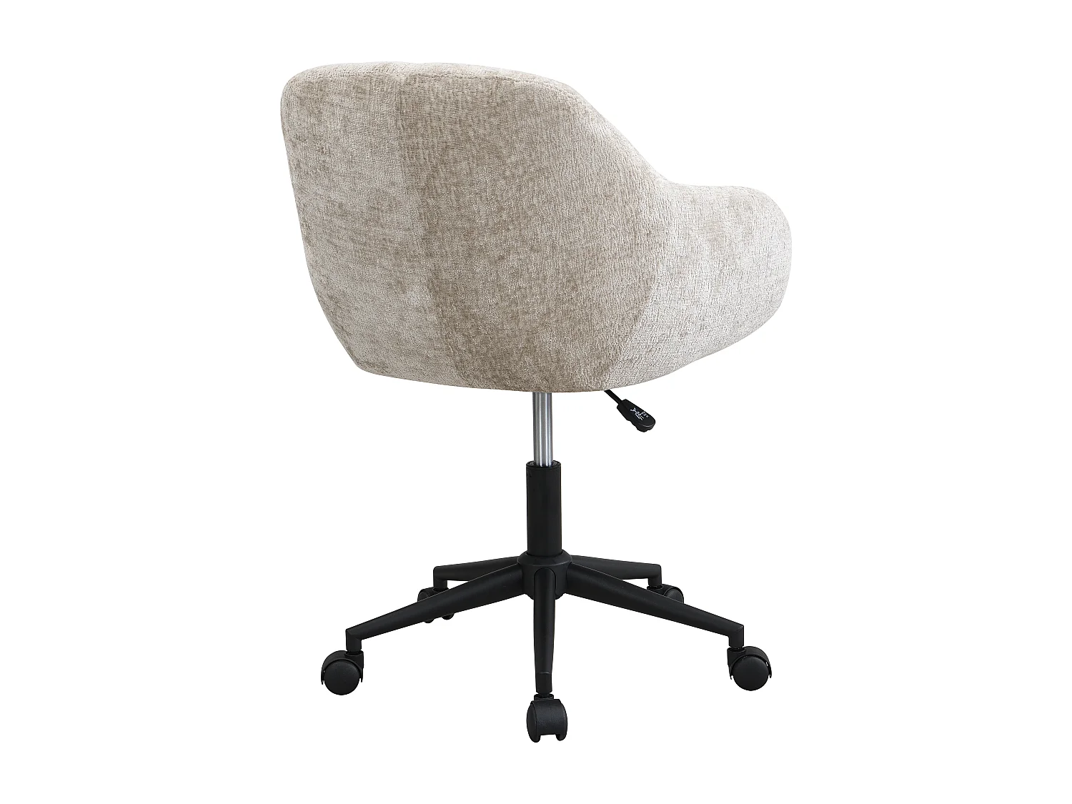 Bürostuhl - Strukturstoff - Beige - Höhenverstellbar - LASSANDRA von Pascal Morabito