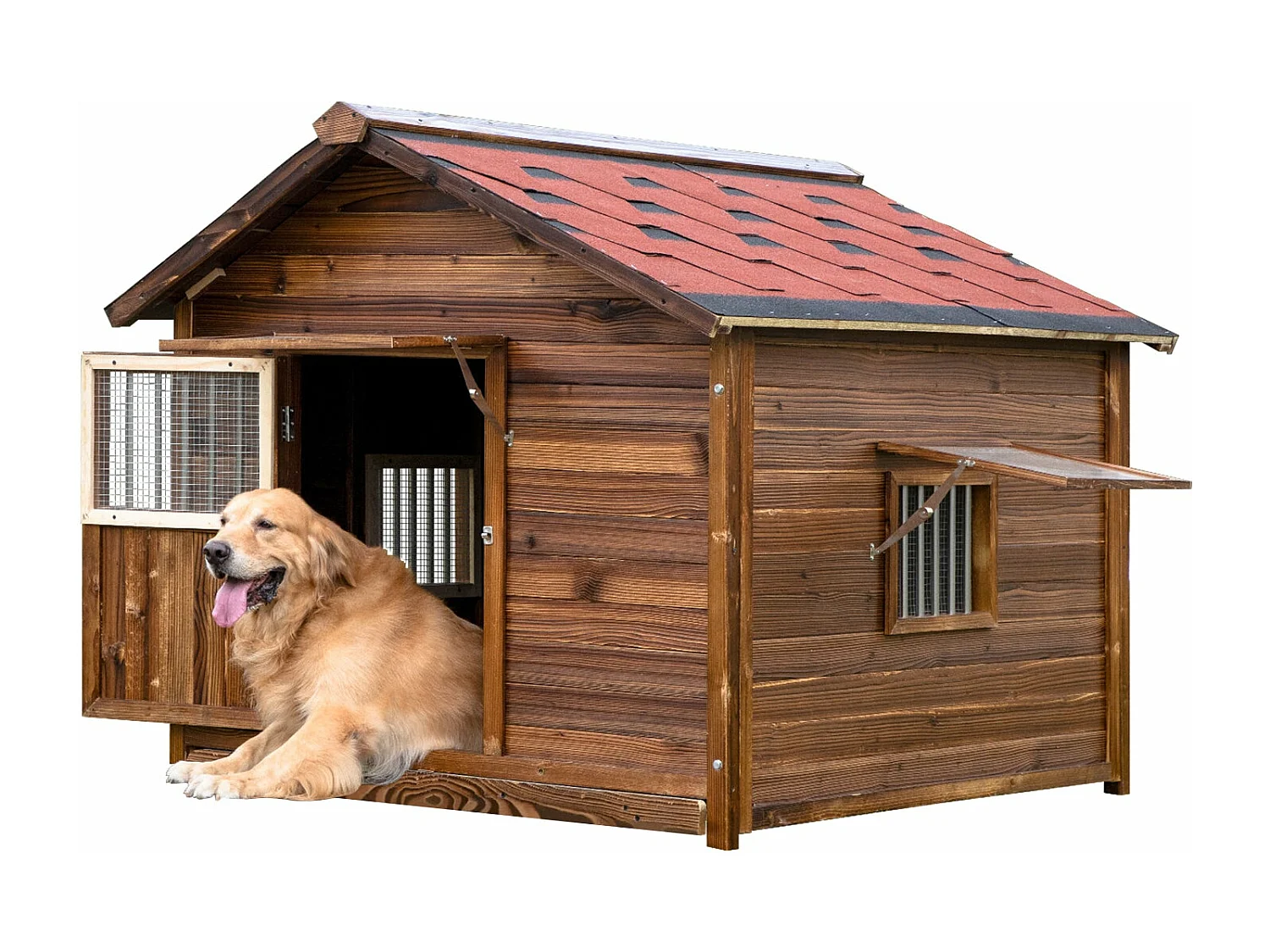 La niche est fabriquée en bois-2xl