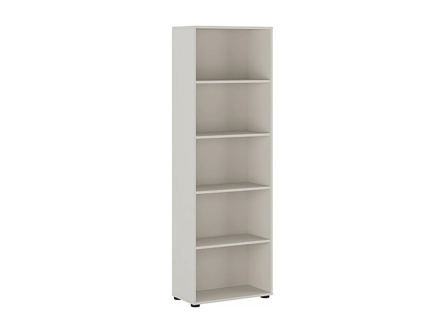 Etagère, meuble étagère haute coloris beige - Longueur 60 x profondeur 29,40 x hauteur 182 cm