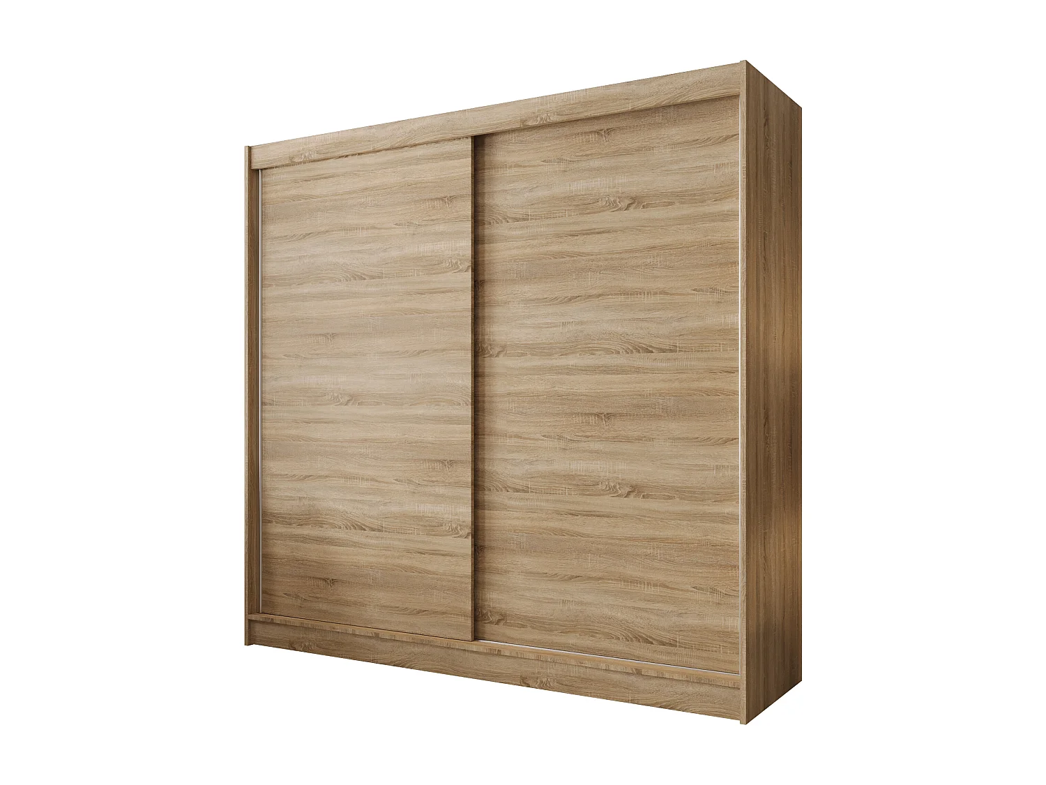 Zweitüriger Schiebeschrank mit Spiegel BOSTON B10 Sonoma