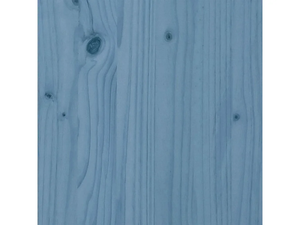 Sedia Adirondack con pouf blu in legno massello di abete