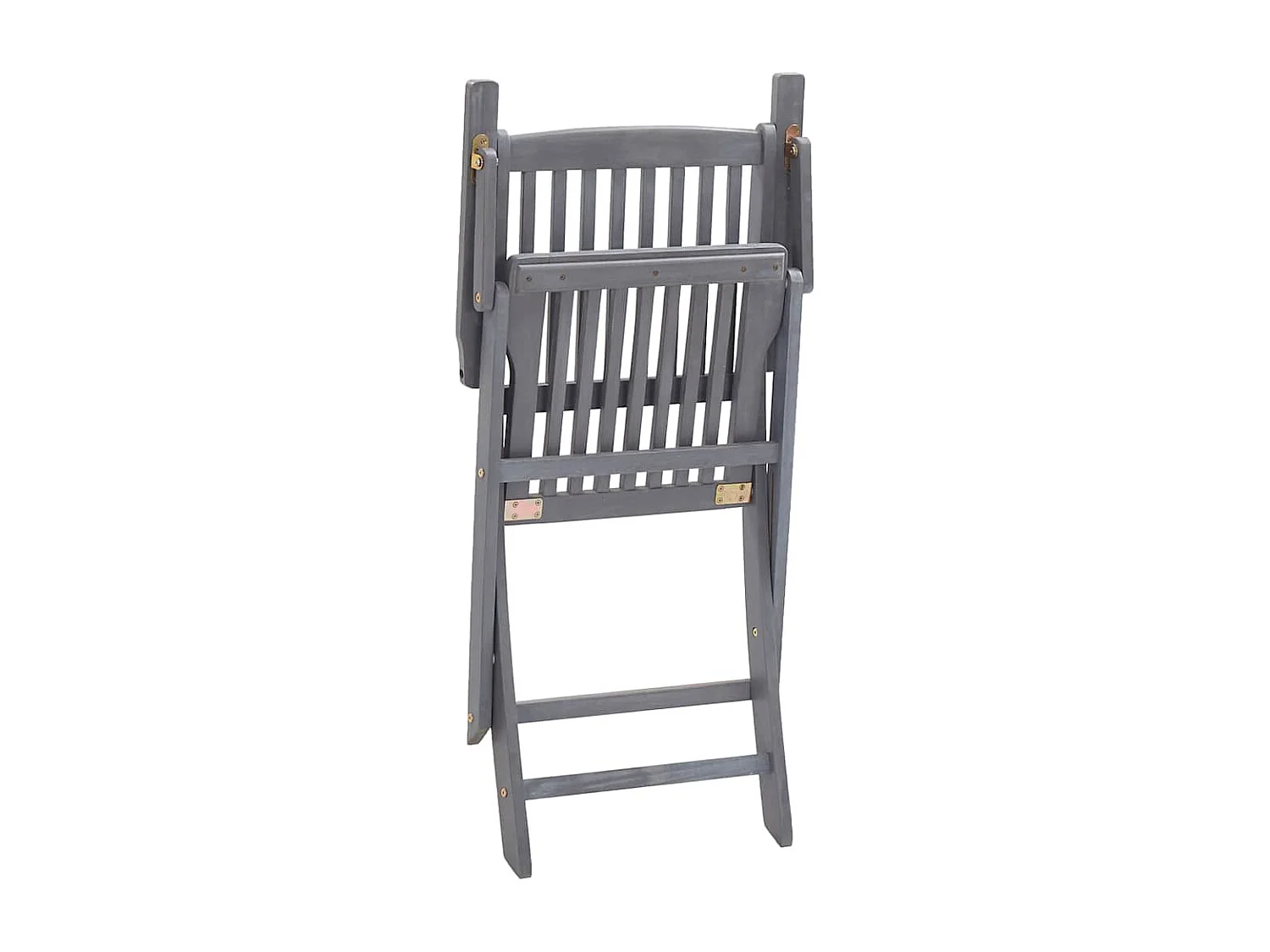 Chaises pliables d'extérieur lot de 8 et coussins Bois d'acacia