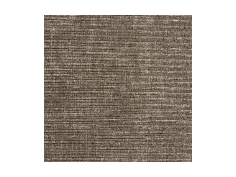 STATEMENT - Gerades Ecksofa mit geripptem Stoff Taupe