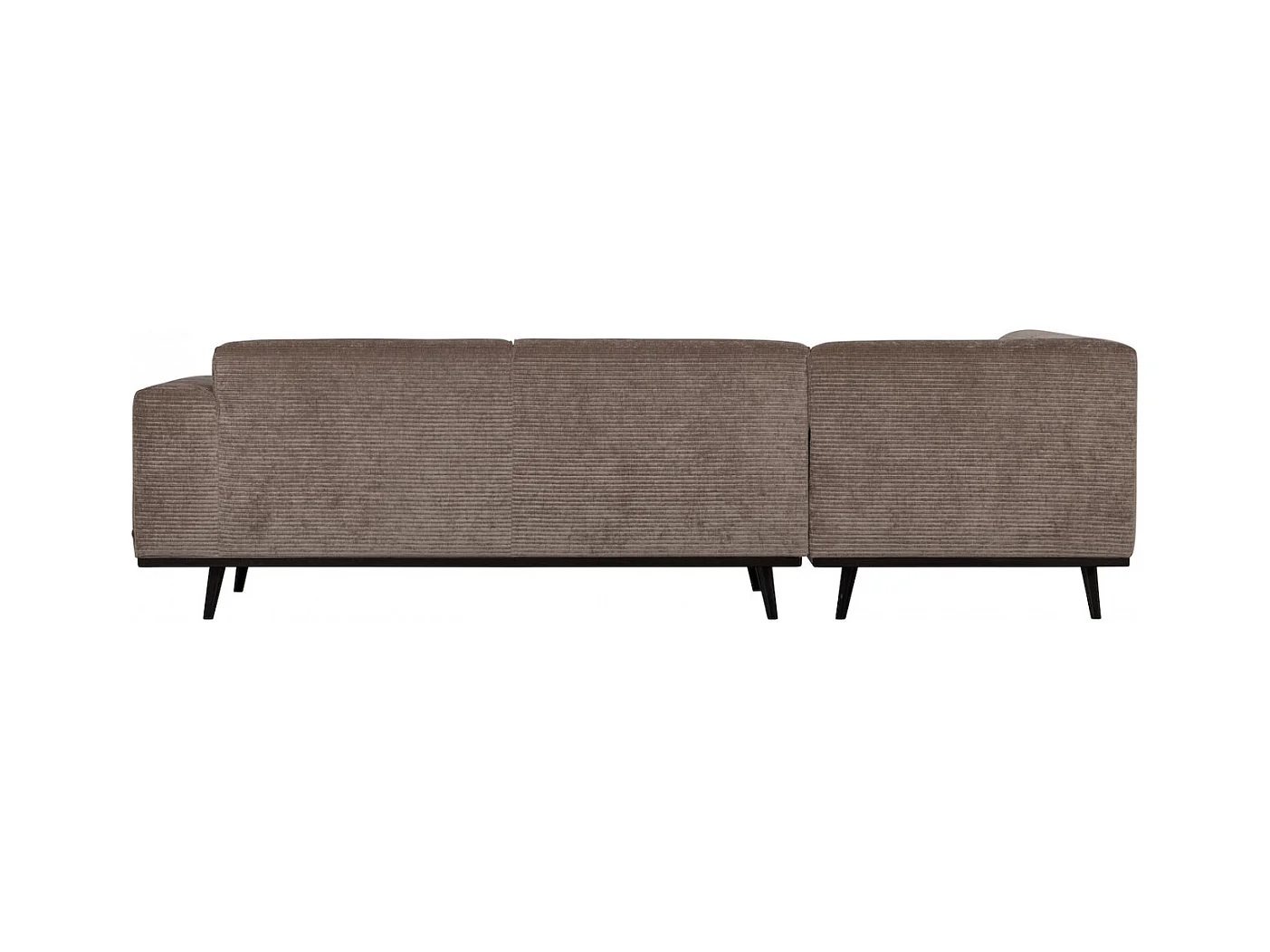 STATEMENT - Ecksofa links in Cord Taupe