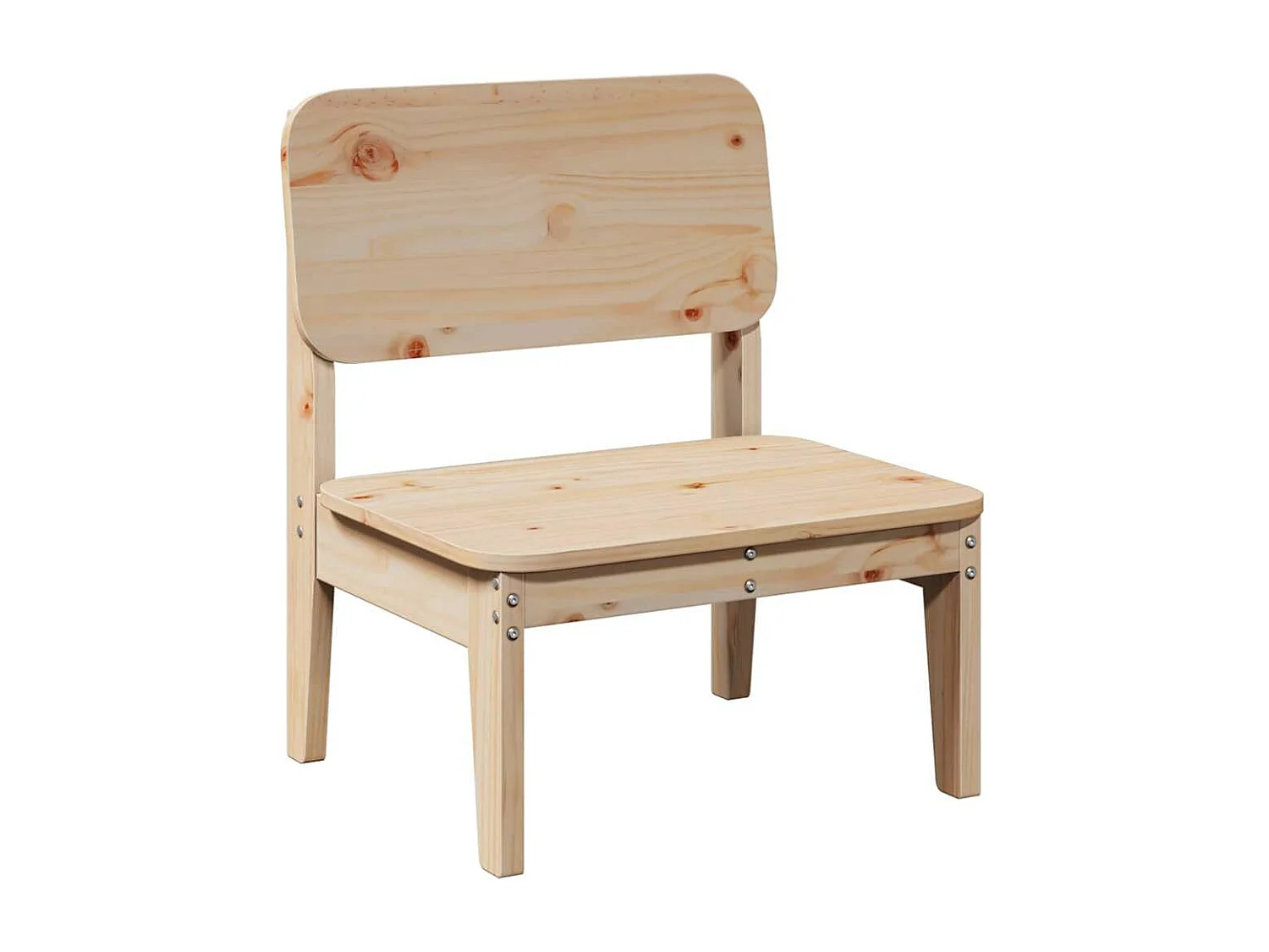 Chaise de jardin 60x52,5x72 cm bois de pin massif