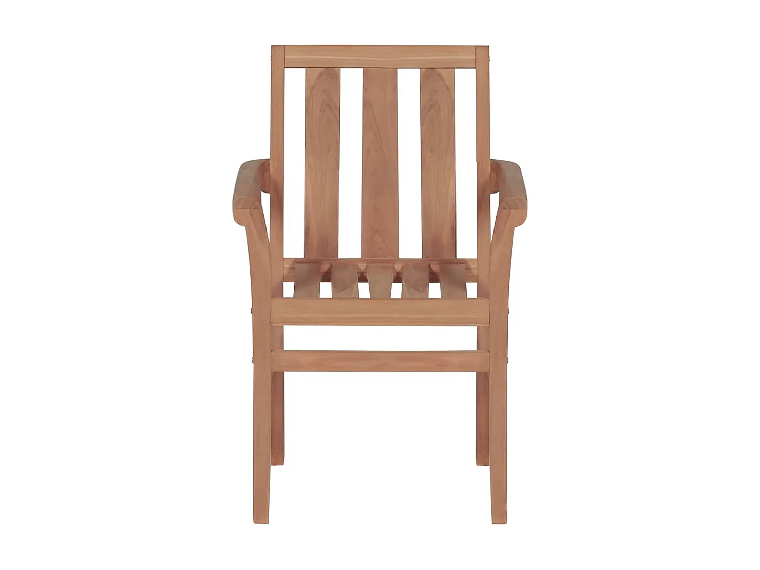 Chaises de jardin lot de 2 et coussins bleu royal Bois de teck