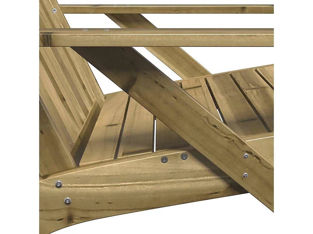 Set di 2 sedie da giardino Adirondack 75x77x77 cm