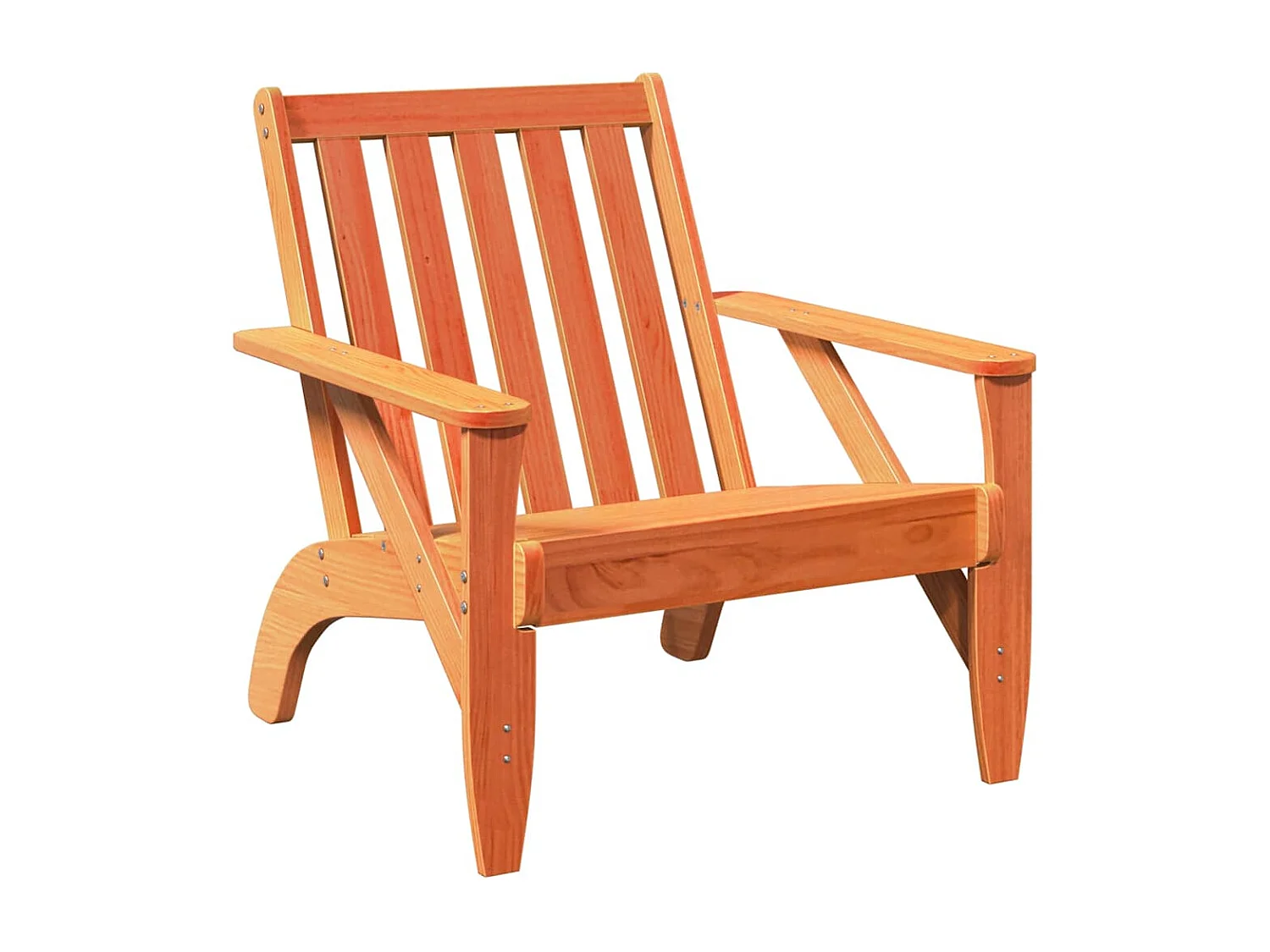 Adirondack Gartenstühle 2er Set braun gewachst 75x77x77 cm