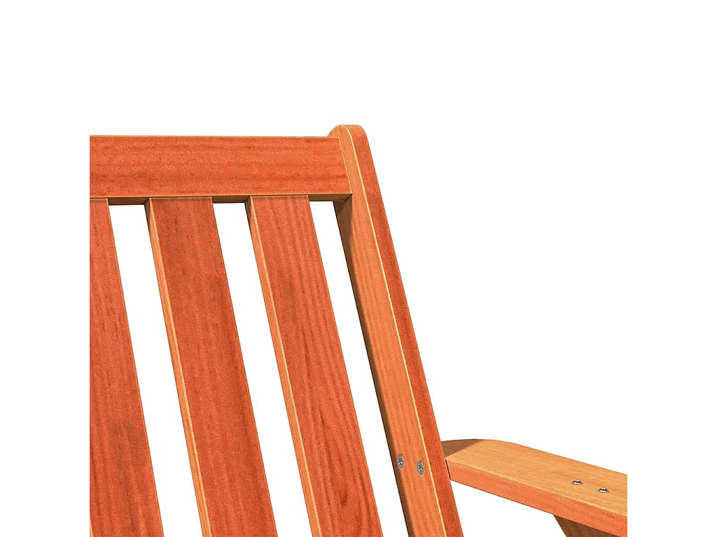 Adirondack Gartenstühle 2er Set braun gewachst 75x77x77 cm